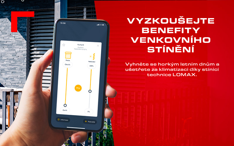 Vyzkoušejte benefity venkovního stínění